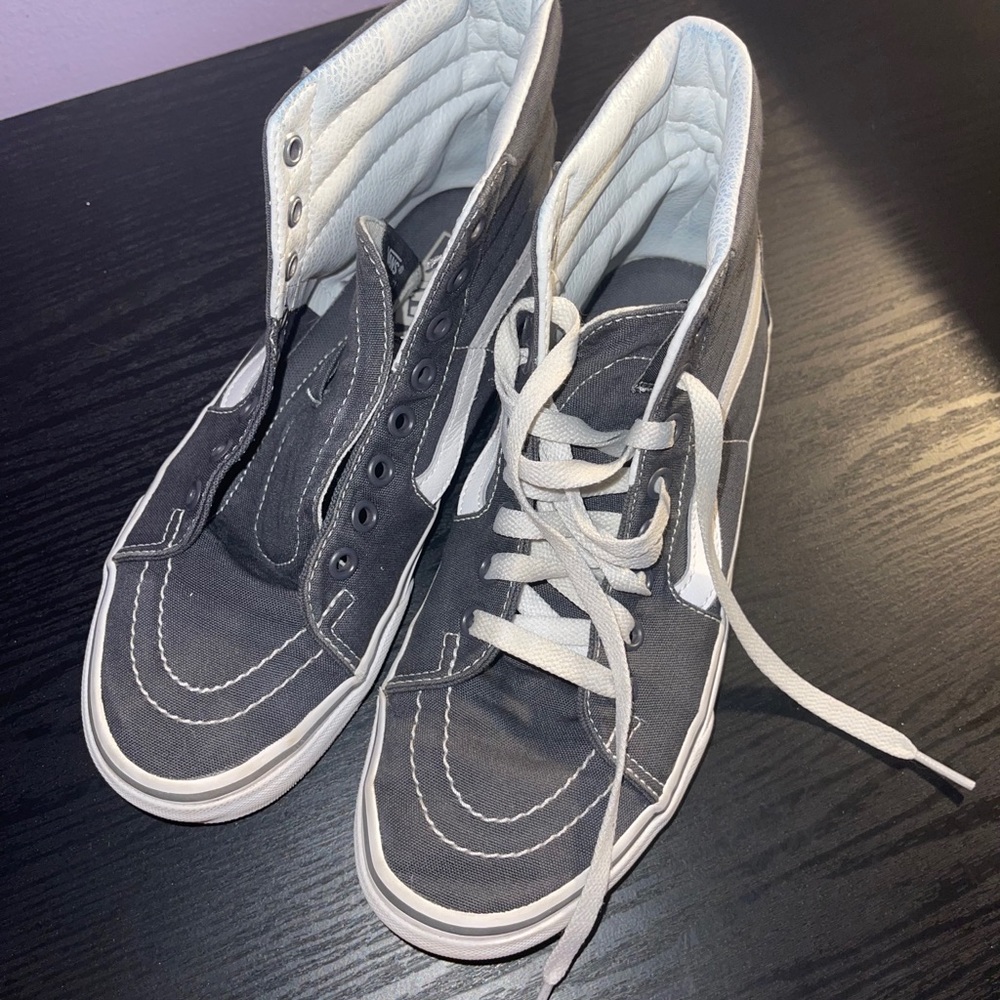 Grey vans high top